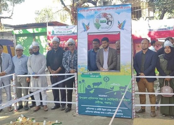 দেবীগঞ্জে প্রাণীসম্পদ সপ্তাহ উপলক্ষে প্রদর্শনী অনুষ্ঠিত