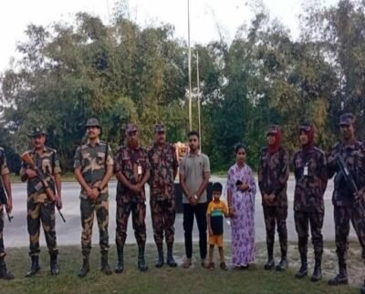 অবৈধ ভাবে অনুপ্রবেশ,পঞ্চগড়ে তিন বাংলাদেশীকে ফেরত দিল বিএসএফ