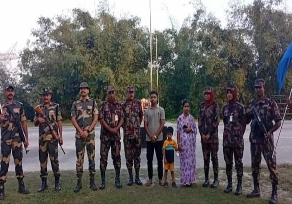 অবৈধ ভাবে অনুপ্রবেশ,পঞ্চগড়ে তিন বাংলাদেশীকে ফেরত দিল বিএসএফ