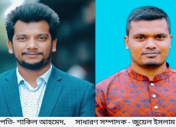 ঠাকুরগাঁও অনলাইন জার্নালিস্ট অ্যাসোসিয়েশনের সভাপতি-শাকিল, সাধারণ সম্পাদক-জুয়েল