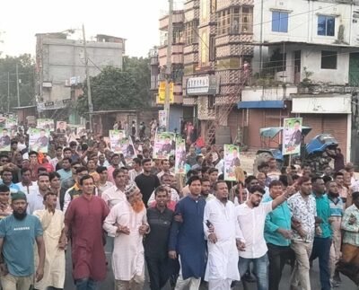 মেহেরপুর-২ আসনের মনোনয়ন বাতিলের দাবিতে বিএনপির বিক্ষোভ