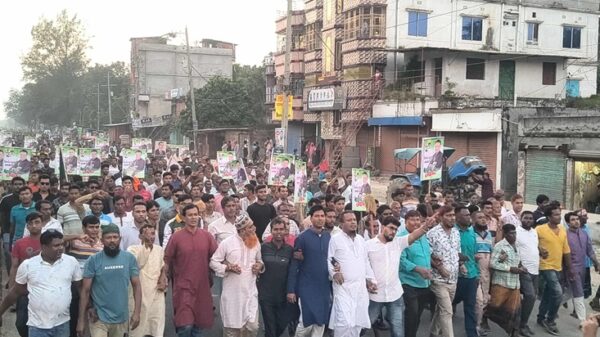 মেহেরপুর-২ আসনের মনোনয়ন বাতিলের দাবিতে বিএনপির বিক্ষোভ