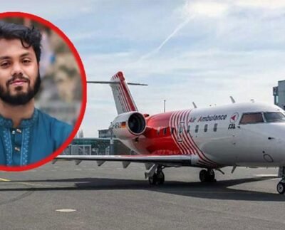 হাদিকে নিয়ে এয়ার অ্যাম্বুলেন্স ছাড়বে দুপুরে