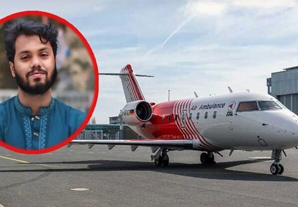 হাদিকে নিয়ে এয়ার অ্যাম্বুলেন্স ছাড়বে দুপুরে