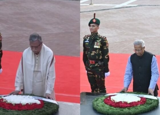 শহীদ বুদ্ধিজীবীদের প্রতি রাষ্ট্রপতি ও প্রধান উপদেষ্টার শ্রদ্ধা