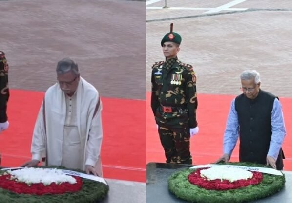 শহীদ বুদ্ধিজীবীদের প্রতি রাষ্ট্রপতি ও প্রধান উপদেষ্টার শ্রদ্ধা