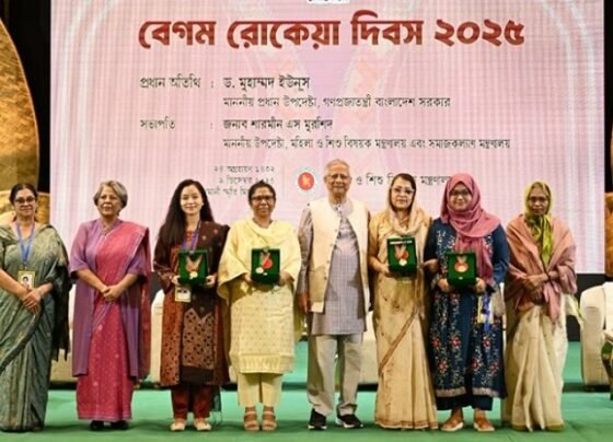বেগম রোকেয়া পদক পেলেন চার বিশিষ্ট নারী