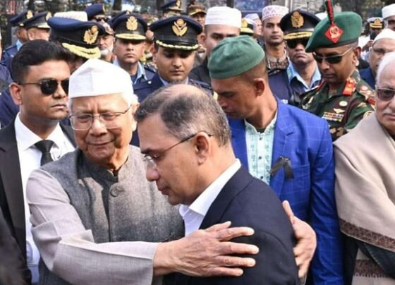 তারেক রহমানকে সান্ত্বনা প্রধান উপদেষ্টার 