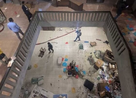 রাজধানীর ছায়ানট ভবনে হামলা, ভাঙচুর ও অগ্নিসংযোগ