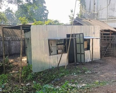 সরাইলে চাঁদা না পেয়ে বৃদ্ধের জায়গা দখলের অভিযোগ