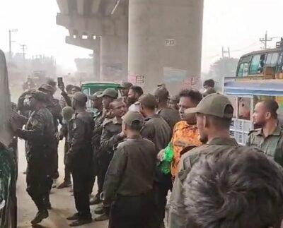 ব্রাহ্মণবাড়িয়ায় আনসার সদস্যদের বাস দুর্ঘটনা, আহত ১১