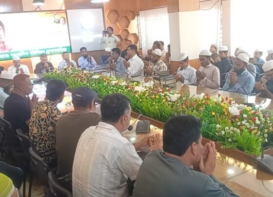 বেগম খালেদা জিয়ার সুস্থতা কামনায় সাংবাদিক ইউনিয়ন ব্রাহ্মণবাড়িয়ার উদ্যোগে কোরআন খতম ও দোয়া মাহফিল