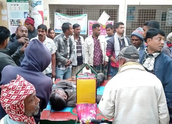 গাংনীতে মোটরসাইকেল ও ট্রলির সংঘর্ষে একজন নিহত, আহত-২