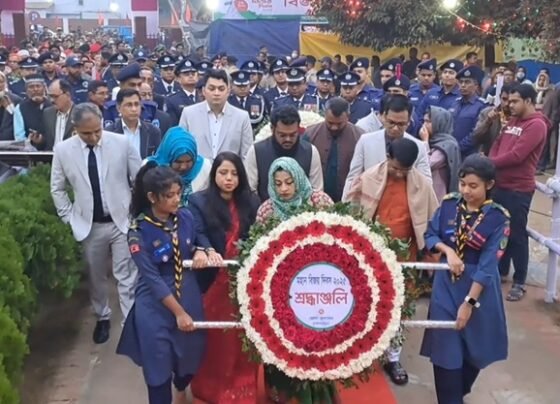 ব্রাহ্মণবাড়িয়ায় যথাযোগ্য মর্যাদায় পালিত হচ্ছে মহান বিজয় দিবস