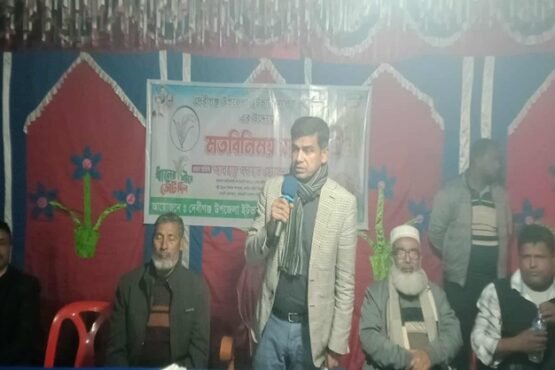 দেবীগঞ্জে ইটভাটা চালু রাখার দাবিতে মালিক-শ্রমিকদের সাথে মতবিনিময় সভা