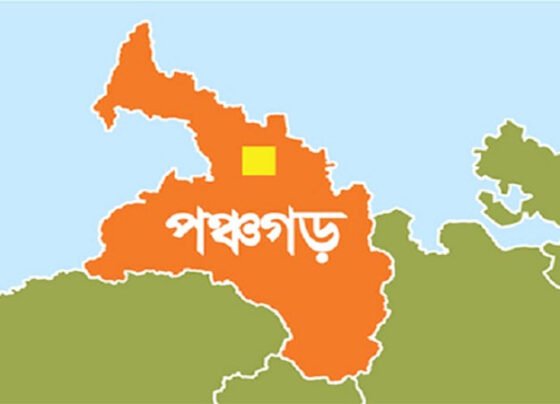 দেবীগঞ্জে প্রচারনা করার সন্দেহে জামায়াতের প্রার্থীর স্ত্রীর গাড়ি আটকে দিল বিএনপির লোকজন