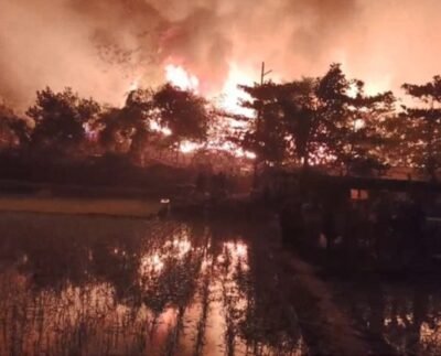 মধ্যরাতে রোহিঙ্গা ক্যাম্পে আগুন, ছাই হয়েছে ৫ শতাধিক বসতি