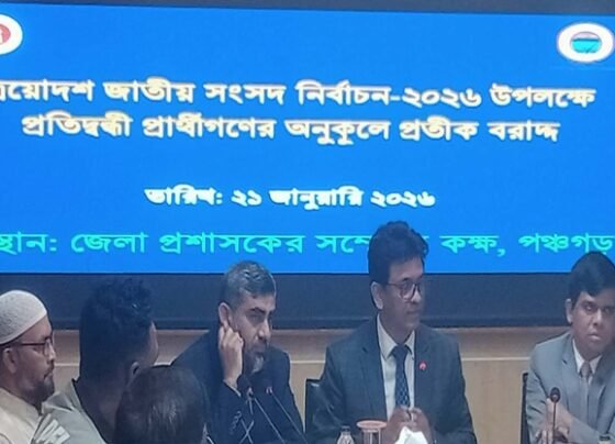 পঞ্চগড় জেলার ২টি আসনে ১৫ প্রার্থীর মাঝে প্রতীক বরাদ্দ