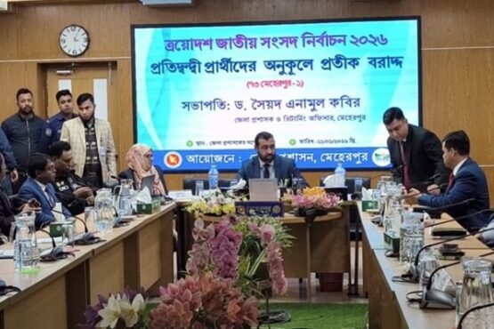 মেহেরপুরে দুটি আসনে প্রার্থীদের মাঝে প্রতীক বরাদ্দ