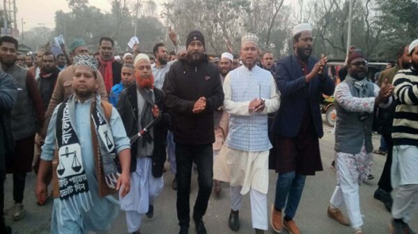 জামায়াতে ইসলামীর সমাবেশ সফল করতে দেবীগঞ্জ শুভেচ্ছা মিছিল