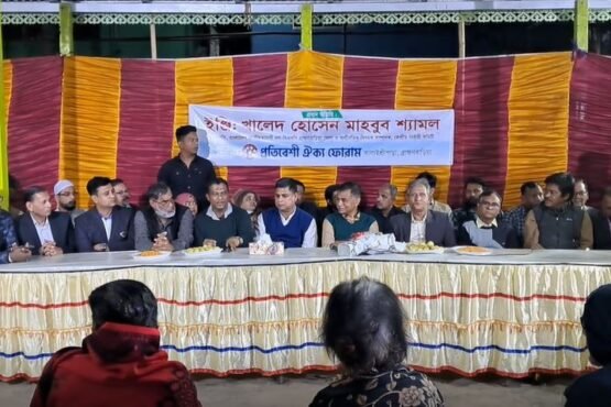 ব্রাহ্মণবাড়িয়ায় শীতার্ত মানুষের মাঝে প্রতিবেশী ঐক্য ফোরামের কম্বল বিতরণ