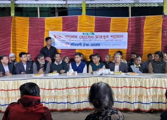 ব্রাহ্মণবাড়িয়ায় শীতার্ত মানুষের মাঝে প্রতিবেশী ঐক্য ফোরামের কম্বল বিতরণ