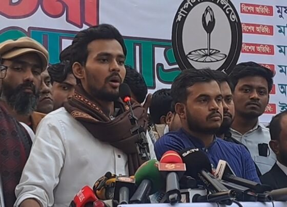 স্বৈরাচার দেখতে না চাইলে গণভোটে ‘হ্যাঁ’ ভোট দিতে হবে- ব্রাহ্মণবাড়িয়ায় আসিফ মাহমুদ