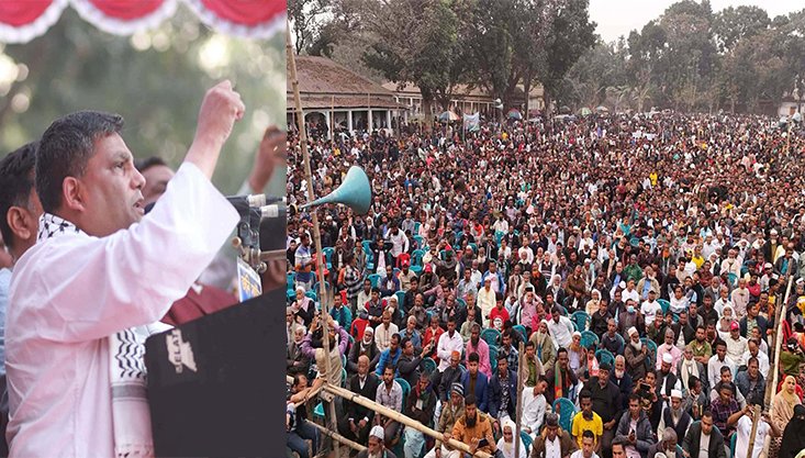 দেশকে ৫০ বছর ১শ বছর এগিয়ে নিয়ে যাবে বিএনপির সরকার-পঞ্চগড়ে ব্যারিষ্টার নওশাদ