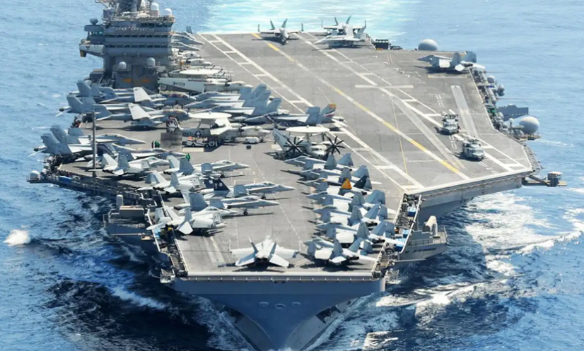 মার্কিন বিমানবাহী রণতরীতে ক্ষেপণাস্ত্র হামলা চালিয়েছে ইরান