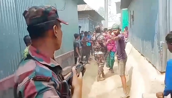 ব্রাহ্মণবাড়িয়ায় পুটিয়া সীমান্তে বিজিবির সঙ্গে গ্রামবাসীর উত্তেজনা