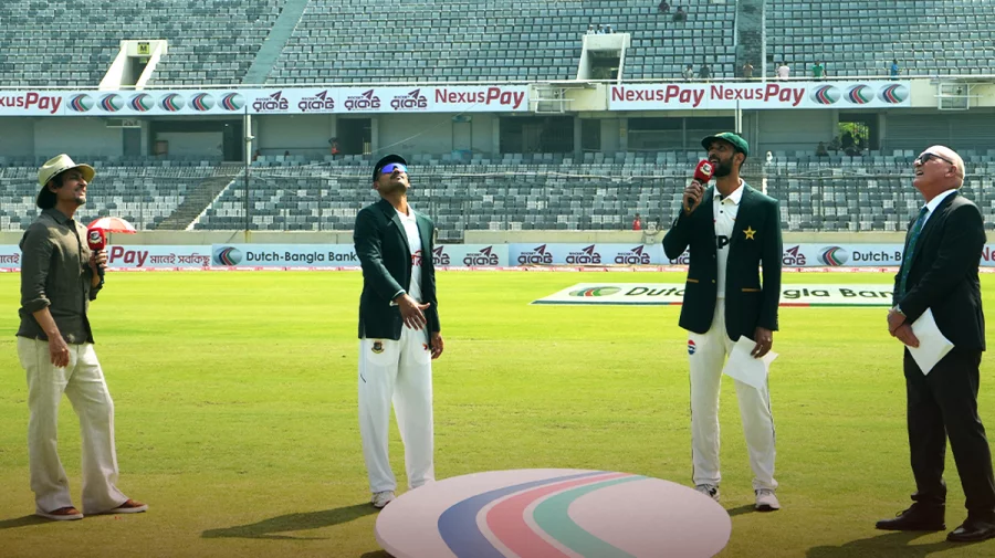 পাকিস্তানের বিপক্ষে মিরপুর টেস্টে আগে ব্যাটিংয়ে টাইগাররা