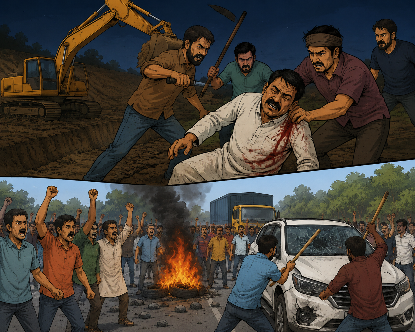 নারায়ণগঞ্জে মাটি কাটার বিরোধে বিএনপি নেতা নিহত, সড়ক অবরোধে উত্তেজনা