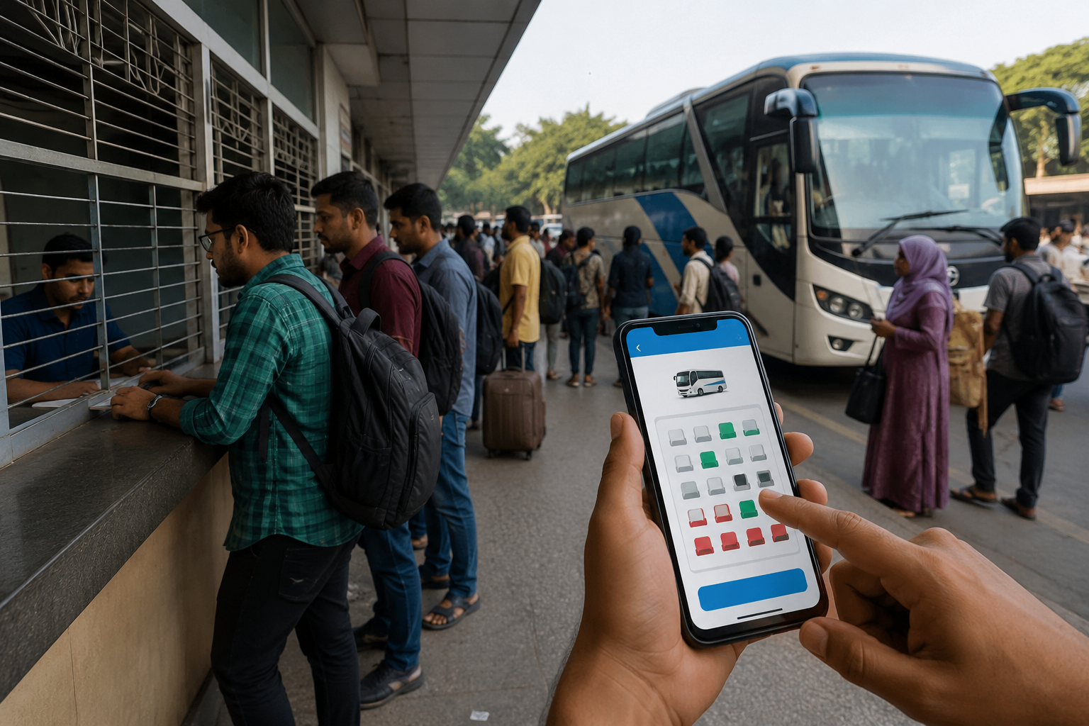 ঈদযাত্রা: শুরু হলো বাসের আগাম টিকিট বিক্রি, জেনে নিন অনলাইনে বুকিং পদ্ধতি