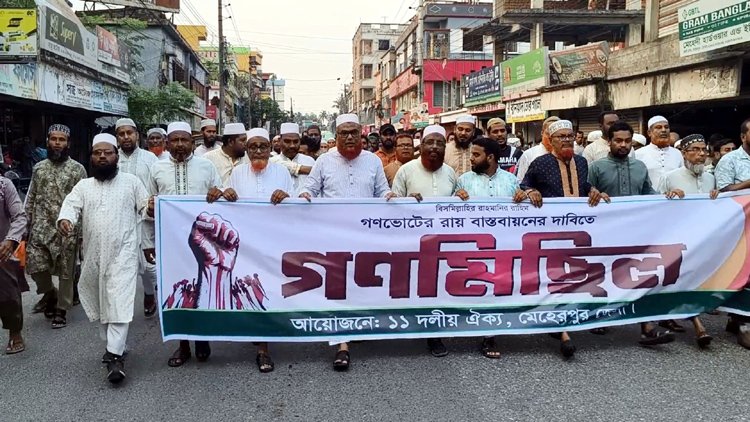 গণভোটের রায় বাস্তবায়ন না করে সরকার জাতির সাথে প্রতারণা করছে: তাজউদ্দিন খান