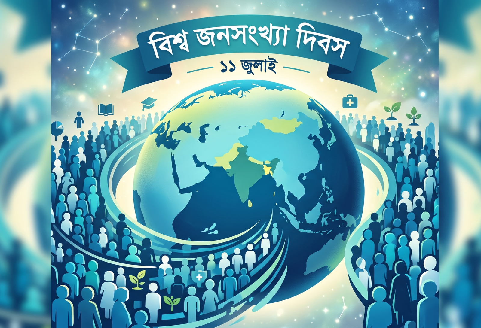তারুণ্যের স্বপ্ন পূরণের অঙ্গীকারে আজ পালিত হচ্ছে বিশ্ব জনসংখ্যা দিবস