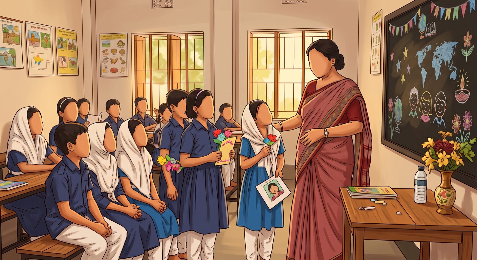 জাতি গঠনে শিক্ষকদের অবদানের স্বীকৃতি: আজ বিশ্ব শিক্ষক দিবস